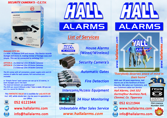 Hall Alarms Flyer October 2012 Page1