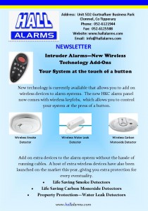 Hall Alarms Newsletter July 2011